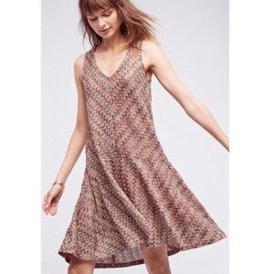 Anthropologie Maeve Westwater Chevron Dress
